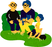 家族のイラスト